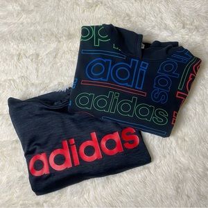 Adidas Hoodie Sweatshirt Lot of Two. Great condition. Boys Large (14-16)